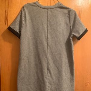 Zara Short sleeve striped dress